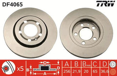 2x Bremsscheibe Hinterachse für AUDI SEAT SKODA VW A3 TT Roadster LEON TOLEDO II