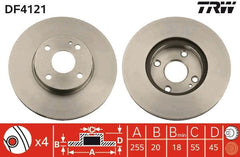 2x Bremsscheibe Vorderachse für MAZDA MX-5 I II