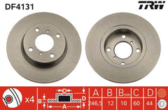 2x Bremsscheibe Vorderachse für OPEL SUZUKI AGILA WAGON R Schrägheck R+
