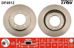 2x Bremsscheibe Vorderachse für SUZUKI VITARA Cabrio