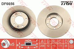 2x Bremsscheibe Hinterachse für CITROËN OPEL PEUGEOT VAUXHALL DS BERLINGO