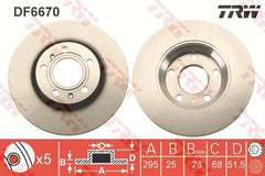 2x Bremsscheibe Hinterachse für AUDI VW A8 D3 PHAETON
