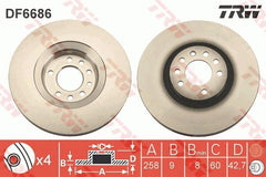 2x Bremsscheibe Hinterachse für SUZUKI IGNIS I