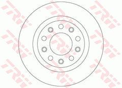 2x Bremsscheibe Hinterachse für ALFA ROMEO GIULIETTA Kasten/Schrägheck