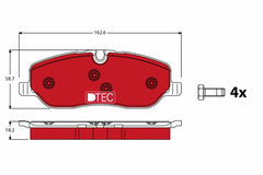 Bremsbelagsatz Scheibenbremse Vorderachse für LAND ROVER DISCOVERY III IV RANGE