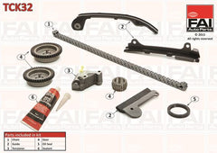 Steuerkettensatz für NISSAN ALMERA II Hatchback TINO PRIMERA Traveller
