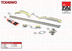 Steuerkettensatz für MITSUBISHI PAJERO II III Canvas Top IV Van CLASSIC