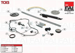 Steuerkettensatz für ALFA ROMEO OPEL 159 Sportwagon SIGNUM CC VECTRA C Caravan