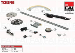 Steuerkettensatz für ALFA ROMEO OPEL 159 Sportwagon SIGNUM CC VECTRA C Caravan
