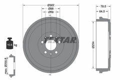 2x Bremstrommel Hinterachse für FIAT OPEL DOBLO Pritsche/Fahrgestell Kombi Cargo