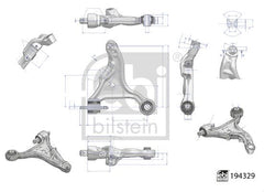 Querlenker Vorderachse links für VOLVO S60 I V70 II