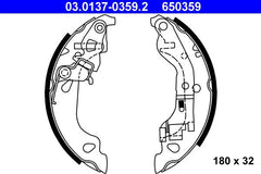 Bremsbackensatz Hinterachse für FIAT PUNTO Kasten/Schrägheck