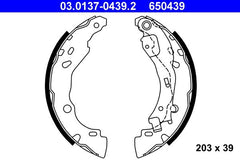 Bremsbackensatz Hinterachse für CITROËN LANCIA PEUGEOT C2 C3 I Pluriel