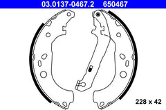Bremsbackensatz Hinterachse für FORD FOCUS II Turnier Stufenheck Kasten/Kombi