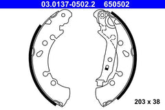 Bremsbackensatz Hinterachse für DAIHATSU TOYOTA CHARADE VIII YARIS