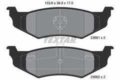 Bremsbelagsatz Scheibenbremse Hinterachse für CHRYSLER DODGE PLYMOUTH CIRRUS
