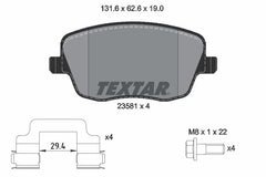 Bremsbelagsatz Scheibenbremse Vorderachse für SEAT SKODA VW IBIZA III IV SC