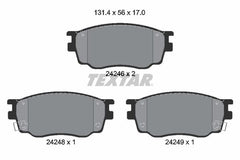 Bremsbelagsatz Scheibenbremse Vorderachse für MAZDA 6 Stufenheck Hatchback 626