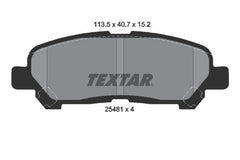 Bremsbelagsatz Scheibenbremse Hinterachse für TOYOTA HIGHLANDER / KLUGER