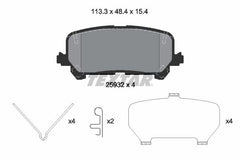 Bremsbelagsatz Scheibenbremse für HONDA