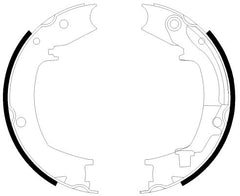 Bremsbackensatz Feststellbremse Hinterachse für SSANGYONG HYUNDAI KIA STAVIC