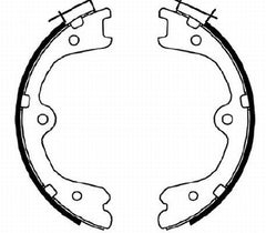 Bremsbackensatz Feststellbremse Hinterachse für NISSAN INFINITI ELGRAND GT-R