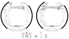 Bremsbackensatz Hinterachse für RENAULT DACIA CLIO II Kasten/Schrägheck IV