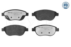 Bremsbelagsatz Scheibenbremse Vorderachse für FIAT OPEL 500L CORSA D