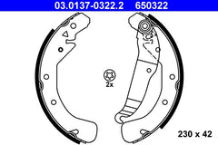 Bremsbackensatz Hinterachse für OPEL ASTRA F Caravan G Stufenheck CC Coupe