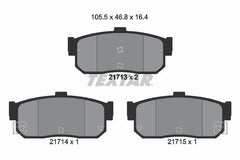 Bremsbelagsatz Scheibenbremse Hinterachse für NISSAN INFINITI 100NX ALMERA I