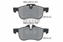 Bremsbelagsatz Scheibenbremse Vorderachse für MG ROVER 6 Stufenheck ZT ZT- T