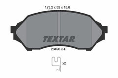 Bremsbelagsatz Scheibenbremse Vorderachse für MAZDA 323 F VI Schrägheck S
