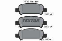 Bremsbelagsatz Scheibenbremse Hinterachse für SUBARU FORESTER IMPREZA Coupe
