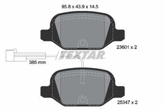 Bremsbelagsatz Scheibenbremse Hinterachse für FIAT 500 C
