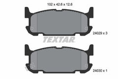 Bremsbelagsatz Scheibenbremse Hinterachse für MAZDA MX-5 II