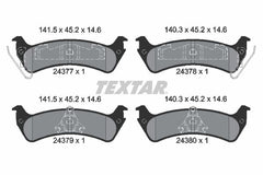 Bremsbelagsatz Scheibenbremse Hinterachse für FORD USA EXPLORER WINDSTAR VAN
