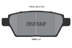 Bremsbelagsatz Scheibenbremse Hinterachse für MAZDA 6 Station Wagon Stufenheck