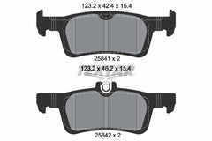 Bremsbelagsatz Scheibenbremse Hinterachse für PEUGEOT 308 SW II Kasten/Kombi