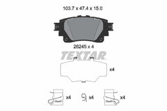 Bremsbelagsatz Scheibenbremse Hinterachse für TOYOTA LEXUS YARIS CROSS LBX