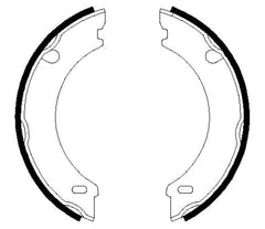 Bremsbackensatz Feststellbremse Hinterachse für VOLVO S90 I V90 Kombi 780 940