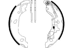 Bremsbackensatz Hinterachse für FIAT ZASTAVA PUNTO Kasten/Schrägheck 10