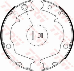 Bremsbackensatz Feststellbremse Hinterachse für MITSUBISHI 3000 GT Coupe