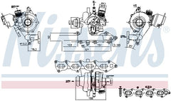 Turbolader Abgasturbolader für CITROËN FIAT OPEL PEUGEOT JUMPER II Kasten