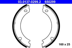 Bremsbackensatz Feststellbremse Hinterachse für VOLVO S90 I V90 Kombi 740 760