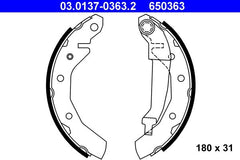 Bremsbackensatz Hinterachse für CHEVROLET DAEWOO MATIZ SPARK