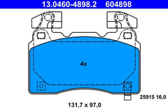 Bremsbelagsatz Scheibenbremse Vorderachse für OPEL CHEVROLET INSIGNIA B Grand