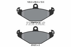Bremsbelagsatz Scheibenbremse Hinterachse für CHRYSLER RENAULT LOTUS VIPER