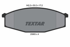 Bremsbelagsatz Scheibenbremse Vorderachse für NISSAN PATROL III/1 Hardtop