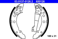 Bremsbackensatz Hinterachse für AUDI SEAT VW 80 B2 Stufenheck COUPE AROSA