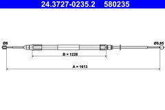 Seilzug Feststellbremse hinten links für BMW X3